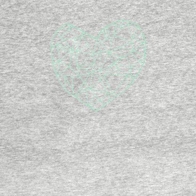 Abstract Heart Mint by ProjectM